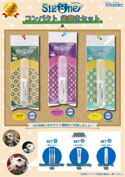 画像2: 【ビバテック】 シグワン コンパクト歯磨きセット スモール (2)