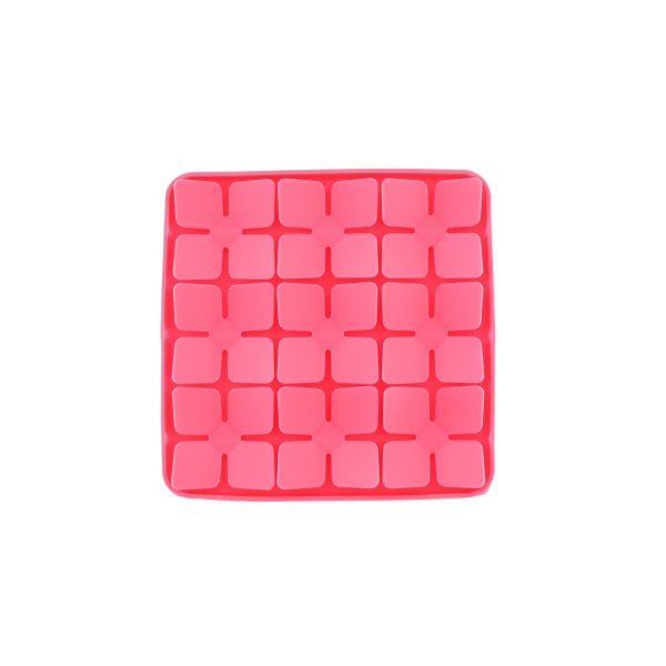 画像2: ループ　犬猫兼用早食い防止食器　スナフマット　リーフ ローズ (2)