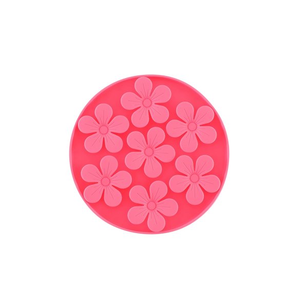 画像3: ループ　犬猫兼用早食い防止食器　スナフマット　コローラ ローズ (3)