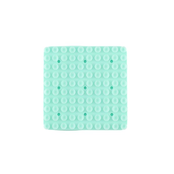 画像3: ループ　犬猫兼用早食い防止食器　スナフマット　リーフ ミント (3)